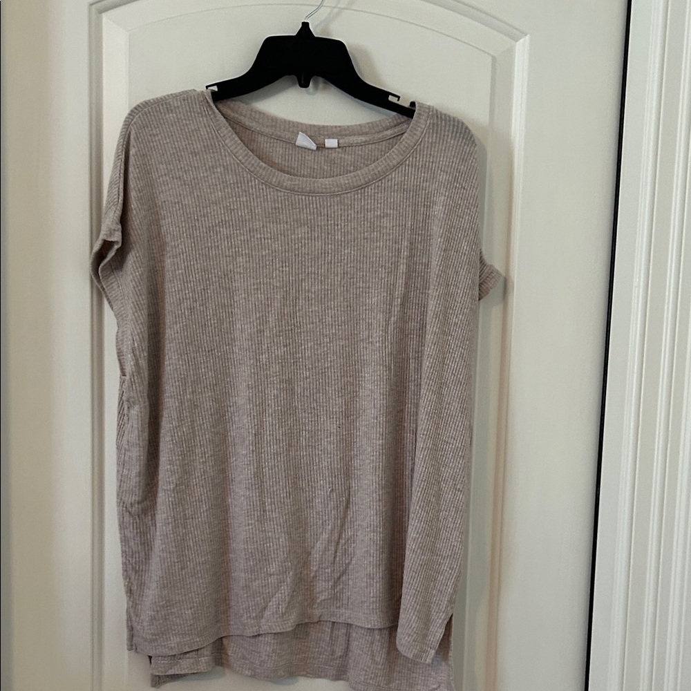 GAP Light Brown Short Sleeve Top